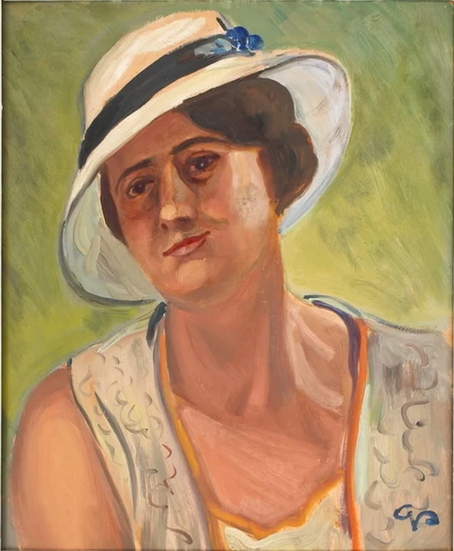 Donna con cappello
